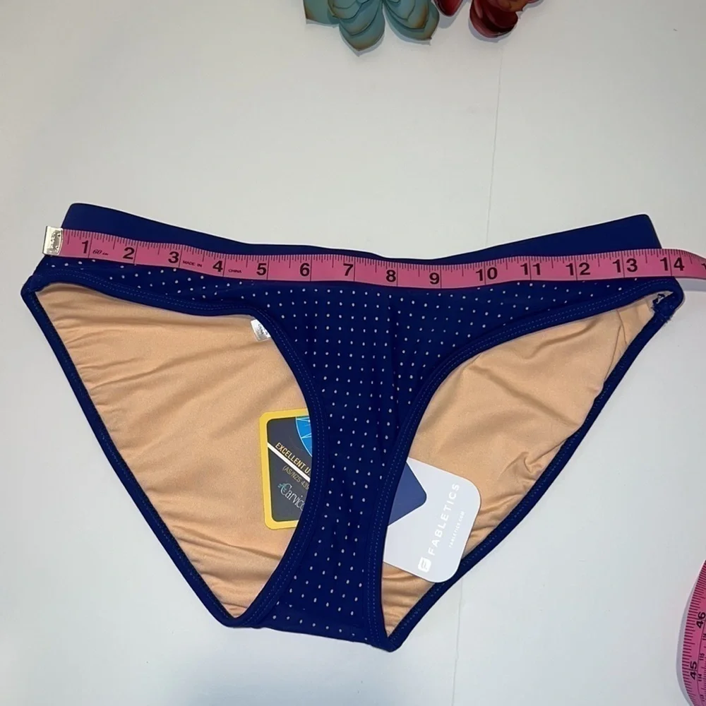 Fabletics Valentina Blue Bikini Bottom Size XS